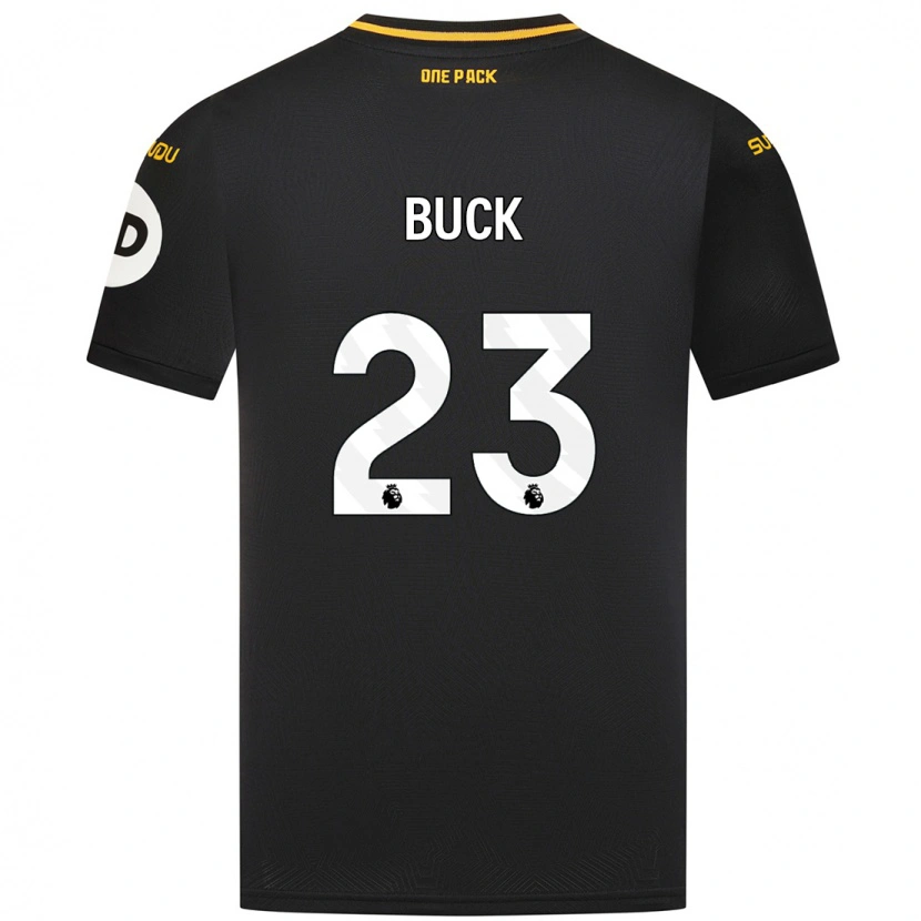 Danxen Barn Alex Buck #23 Svart Bortatröja Matchtröjor 2024/25 Tröjor T-Tröja