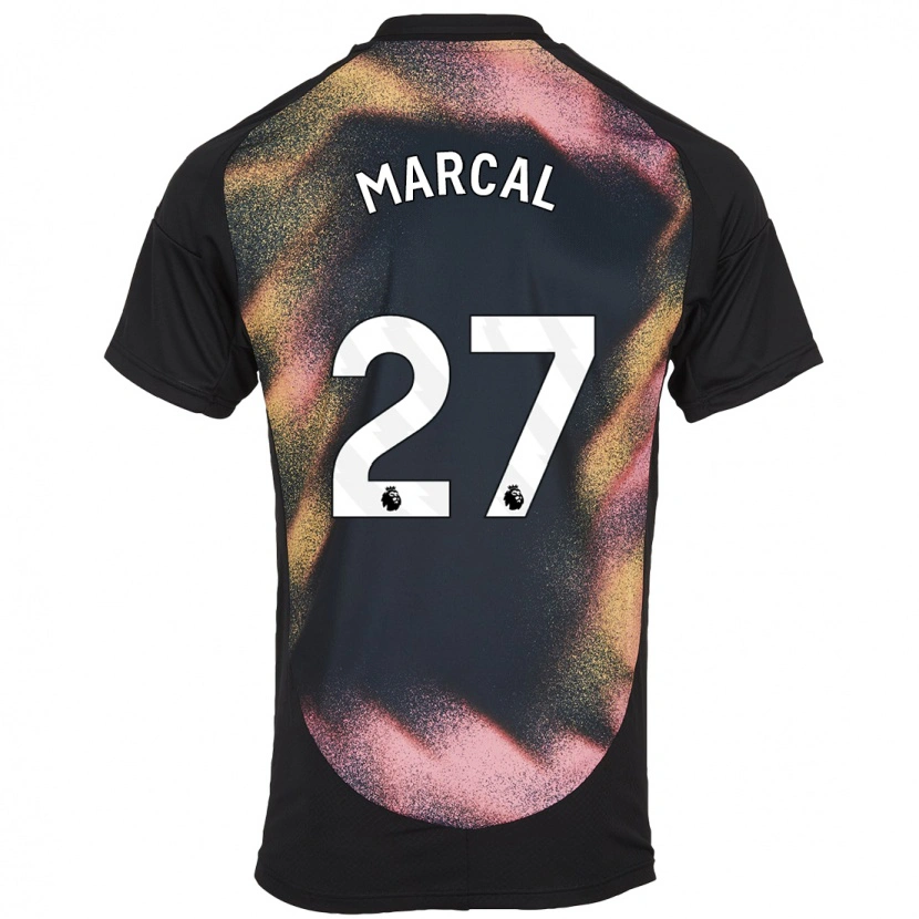Danxen Barn Wanya Marçal #27 Svart Vit Bortatröja Matchtröjor 2024/25 Tröjor T-Tröja
