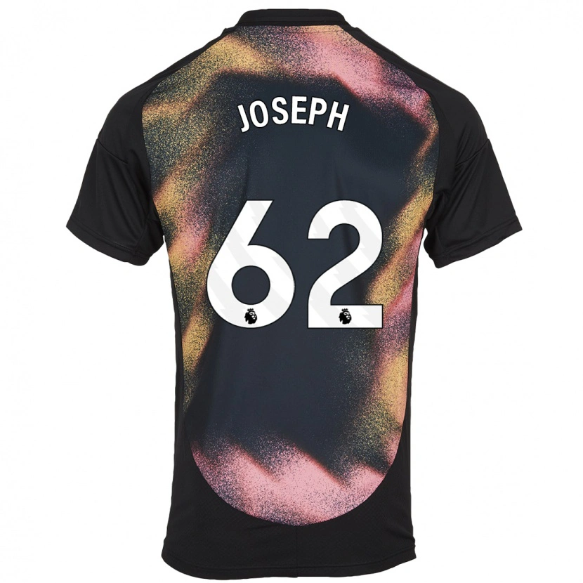 Danxen Barn Jayden Joseph #62 Svart Vit Bortatröja Matchtröjor 2024/25 Tröjor T-Tröja