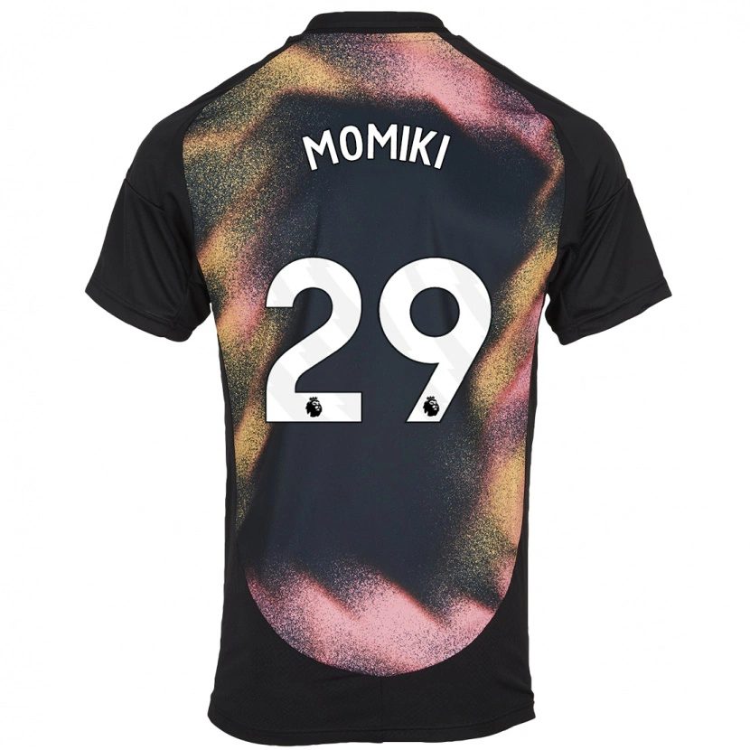Danxen Barn Yuka Momiki #29 Svart Vit Bortatröja Matchtröjor 2024/25 Tröjor T-Tröja