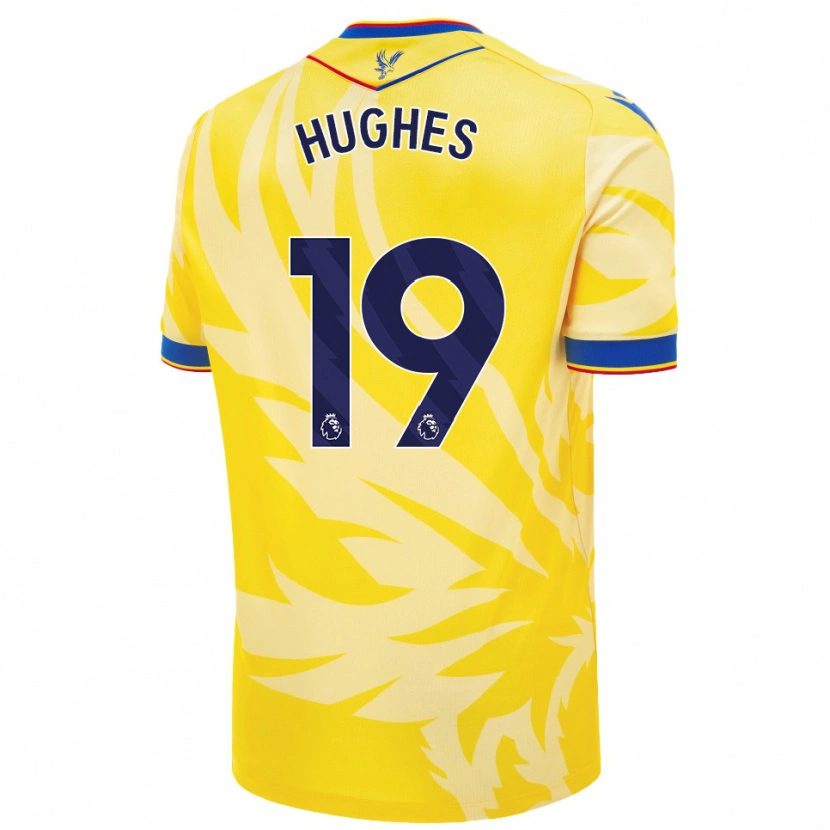 Danxen Barn Will Hughes #19 Gul Bortatröja Matchtröjor 2024/25 Tröjor T-Tröja