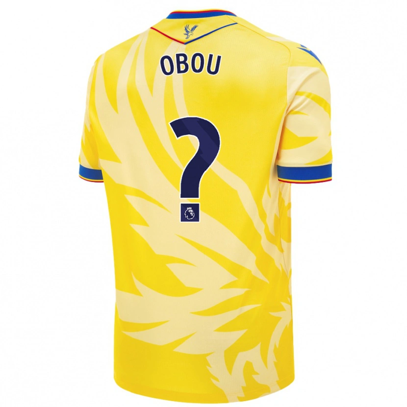 Danxen Barn David Obou #0 Gul Bortatröja Matchtröjor 2024/25 Tröjor T-Tröja