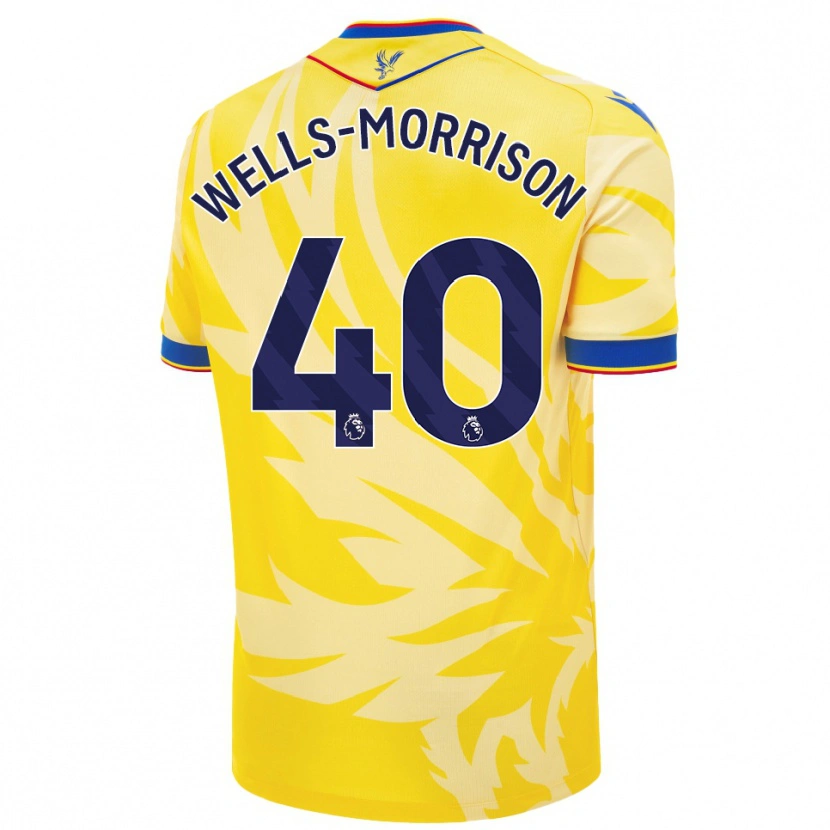 Danxen Barn Jack Wells-Morrison #40 Gul Bortatröja Matchtröjor 2024/25 Tröjor T-Tröja