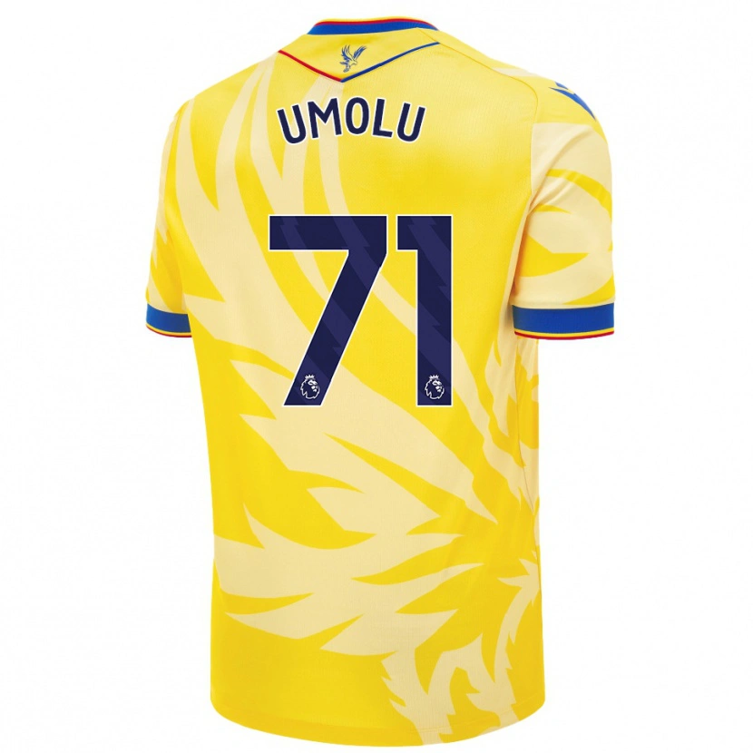 Danxen Barn Jemiah Umolu #71 Gul Bortatröja Matchtröjor 2024/25 Tröjor T-Tröja