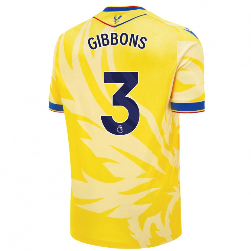 Danxen Barn Felicity Gibbons #3 Gul Bortatröja Matchtröjor 2024/25 Tröjor T-Tröja