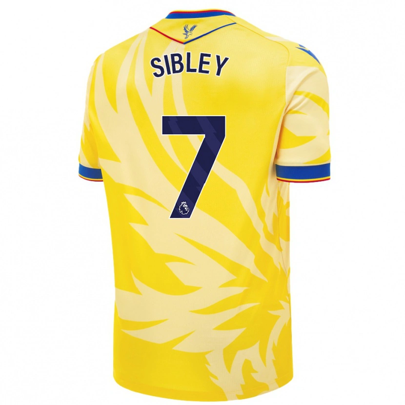 Danxen Barn Isabella Sibley #7 Gul Bortatröja Matchtröjor 2024/25 Tröjor T-Tröja