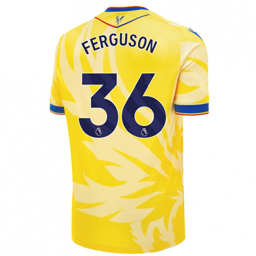 Danxen Barn Nathan Ferguson #36 Gul Bortatröja Matchtröjor 2024/25 Tröjor T-Tröja