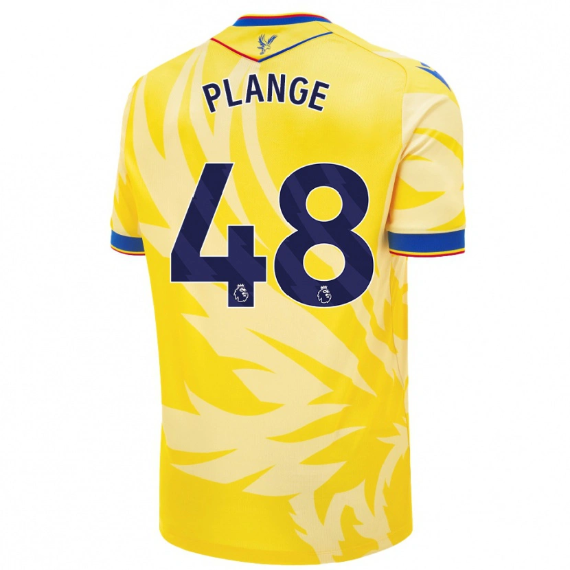 Danxen Barn Luke Plange #48 Gul Bortatröja Matchtröjor 2024/25 Tröjor T-Tröja