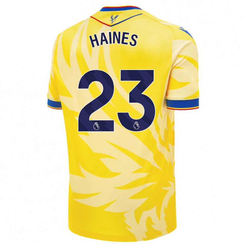 Danxen Barn Coral-Jade Haines #23 Gul Bortatröja Matchtröjor 2024/25 Tröjor T-Tröja