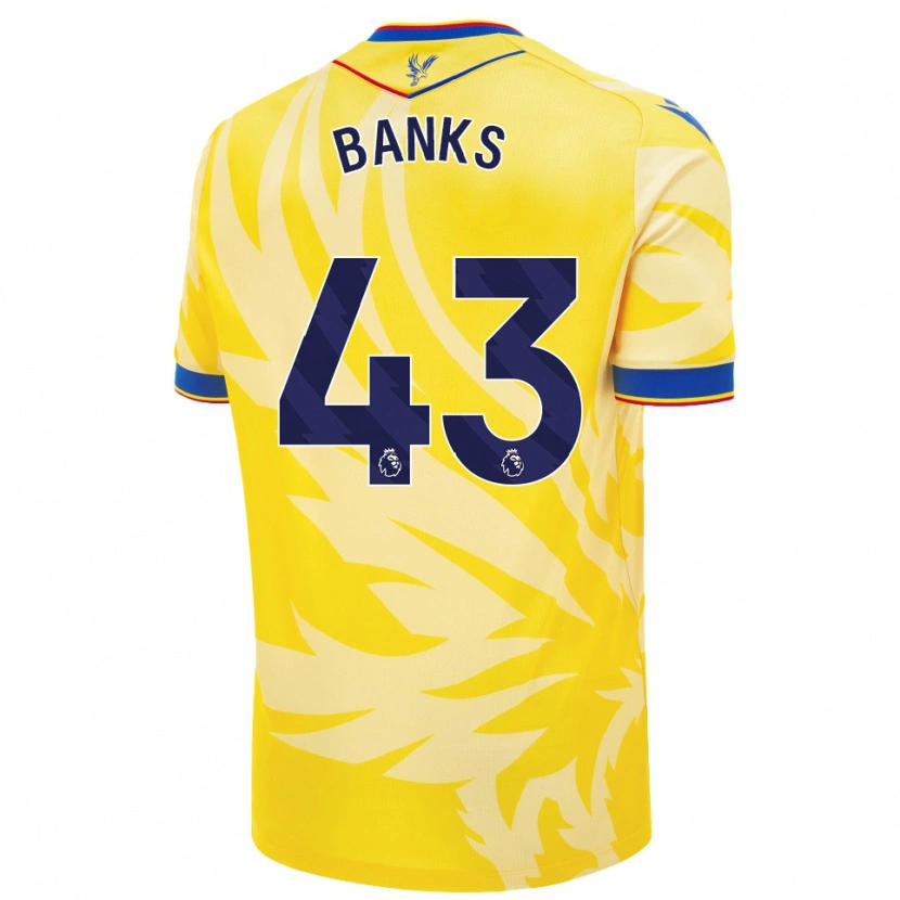 Danxen Barn Scott Banks #43 Gul Bortatröja Matchtröjor 2024/25 Tröjor T-Tröja