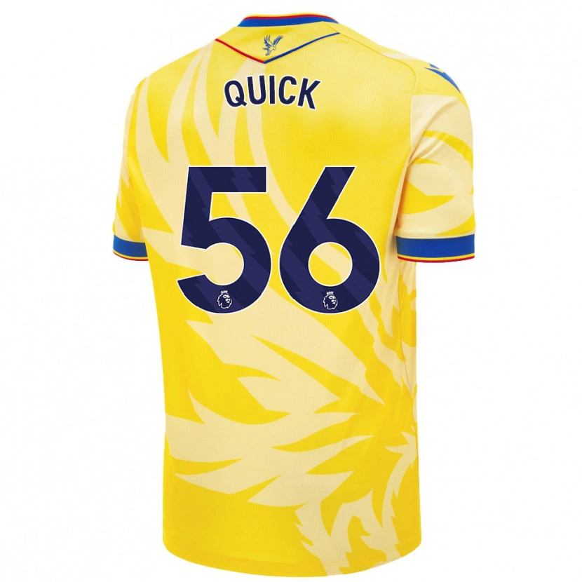 Danxen Barn Daniel Quick #56 Gul Bortatröja Matchtröjor 2024/25 Tröjor T-Tröja