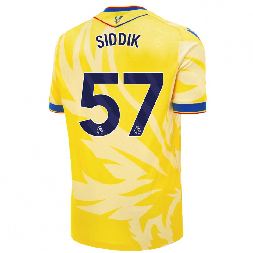 Danxen Barn Cardo Siddik #57 Gul Bortatröja Matchtröjor 2024/25 Tröjor T-Tröja