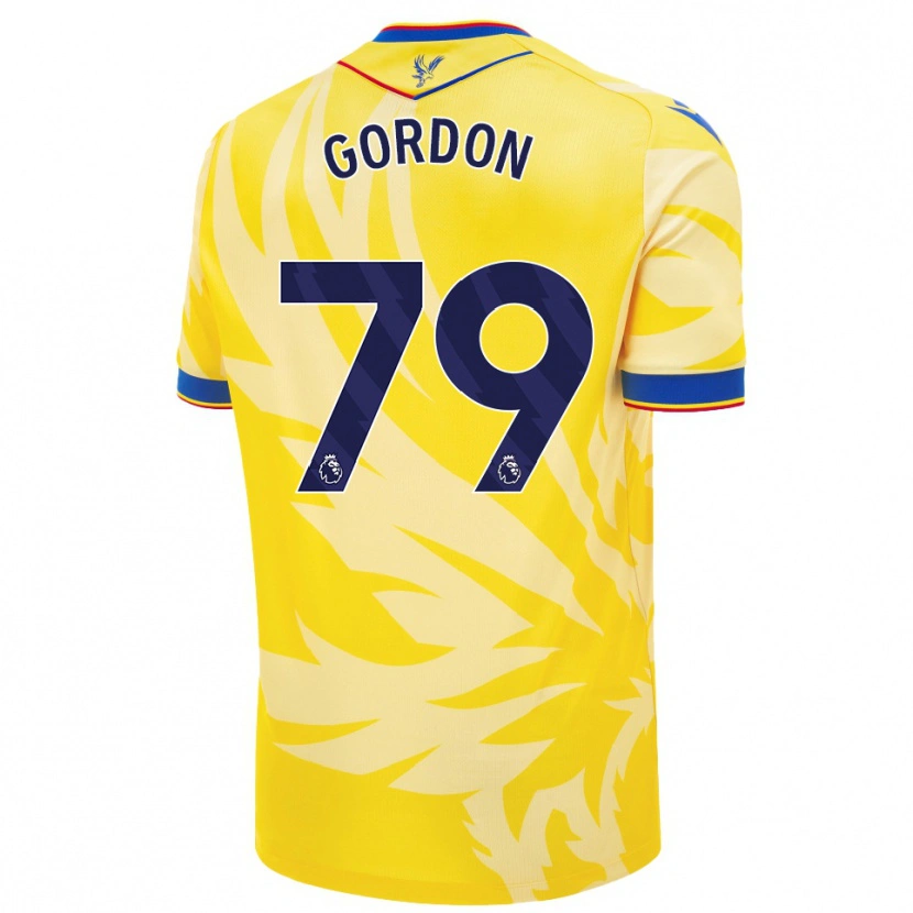 Danxen Barn John-Kymani Gordon #79 Gul Bortatröja Matchtröjor 2024/25 Tröjor T-Tröja