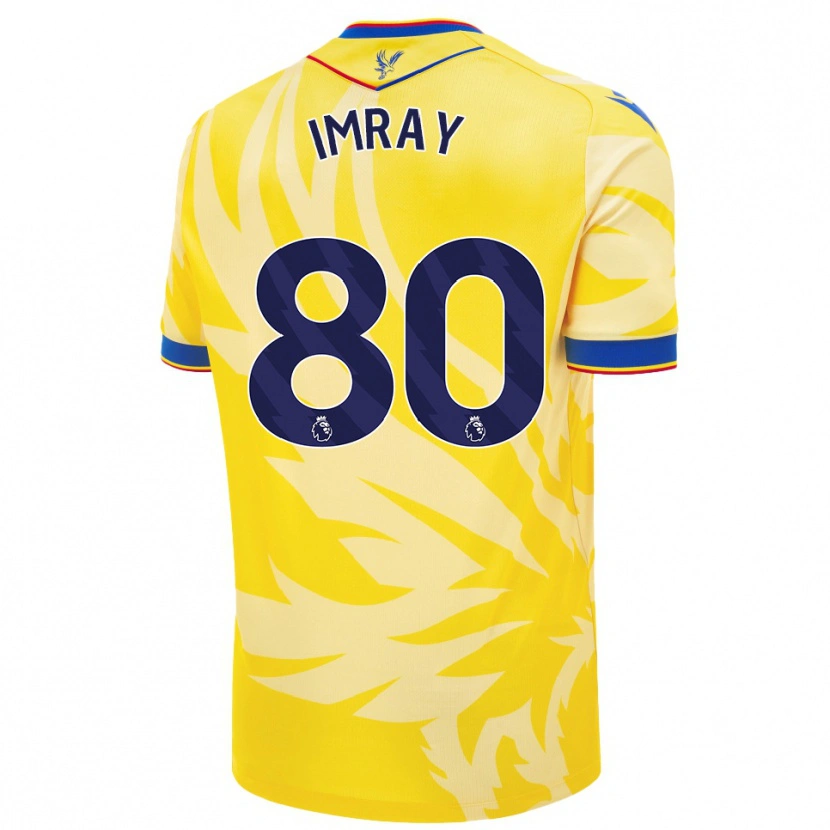 Danxen Barn Danny Imray #80 Gul Bortatröja Matchtröjor 2024/25 Tröjor T-Tröja