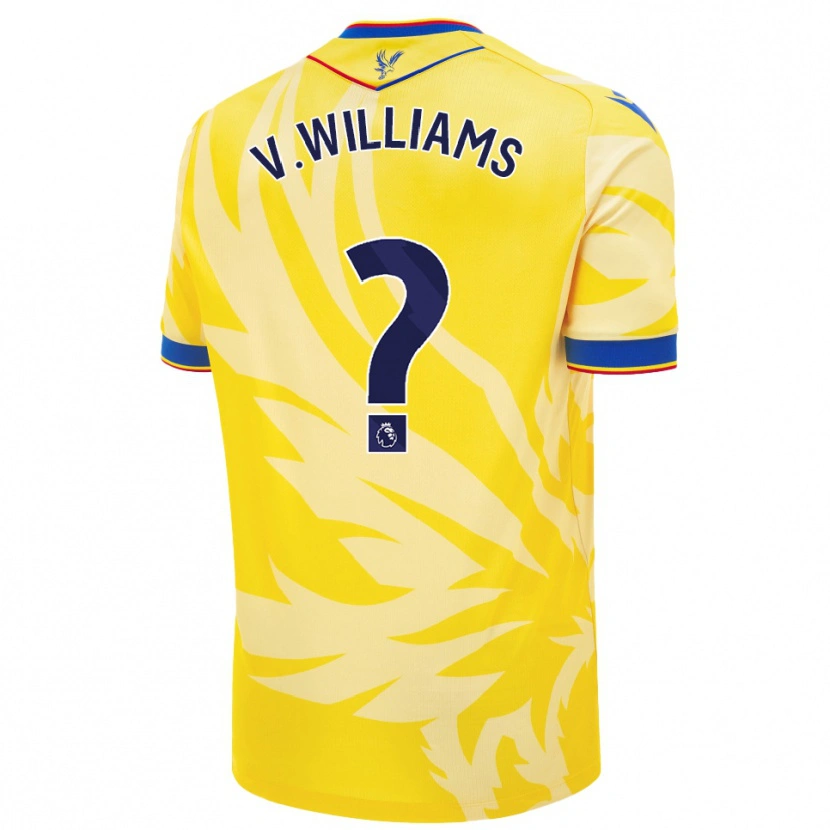 Danxen Barn Vonnte Williams #0 Gul Bortatröja Matchtröjor 2024/25 Tröjor T-Tröja