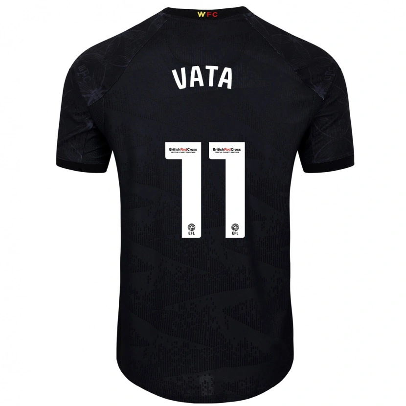 Danxen Barn Rocco Vata #11 Svart Vit Bortatröja Matchtröjor 2024/25 Tröjor T-Tröja