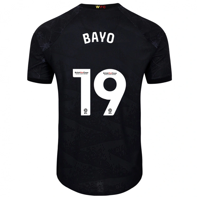 Danxen Barn Vakoun Bayo #19 Svart Vit Bortatröja Matchtröjor 2024/25 Tröjor T-Tröja