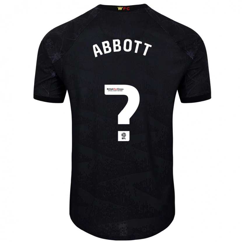 Danxen Barn George Abbott #0 Svart Vit Bortatröja Matchtröjor 2024/25 Tröjor T-Tröja