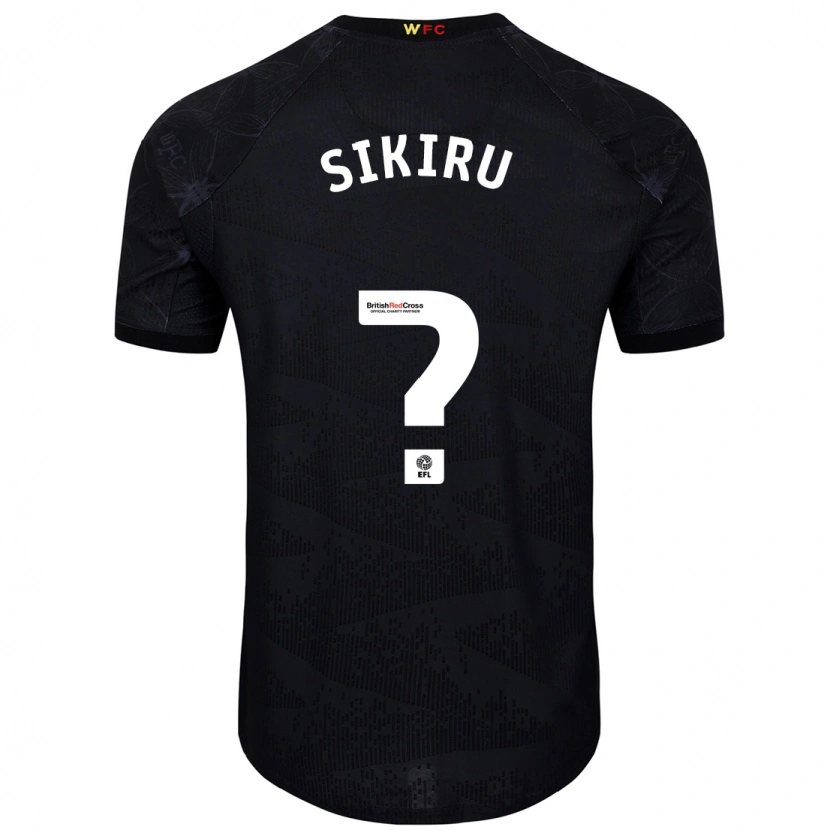 Danxen Barn Prince Sikiru #0 Svart Vit Bortatröja Matchtröjor 2024/25 Tröjor T-Tröja