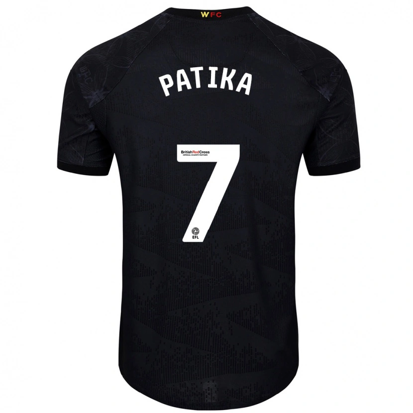 Danxen Barn Glebs Patika #7 Svart Vit Bortatröja Matchtröjor 2024/25 Tröjor T-Tröja