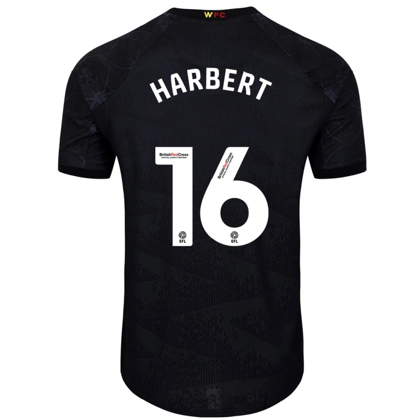 Danxen Barn Laila Harbert #16 Svart Vit Bortatröja Matchtröjor 2024/25 Tröjor T-Tröja