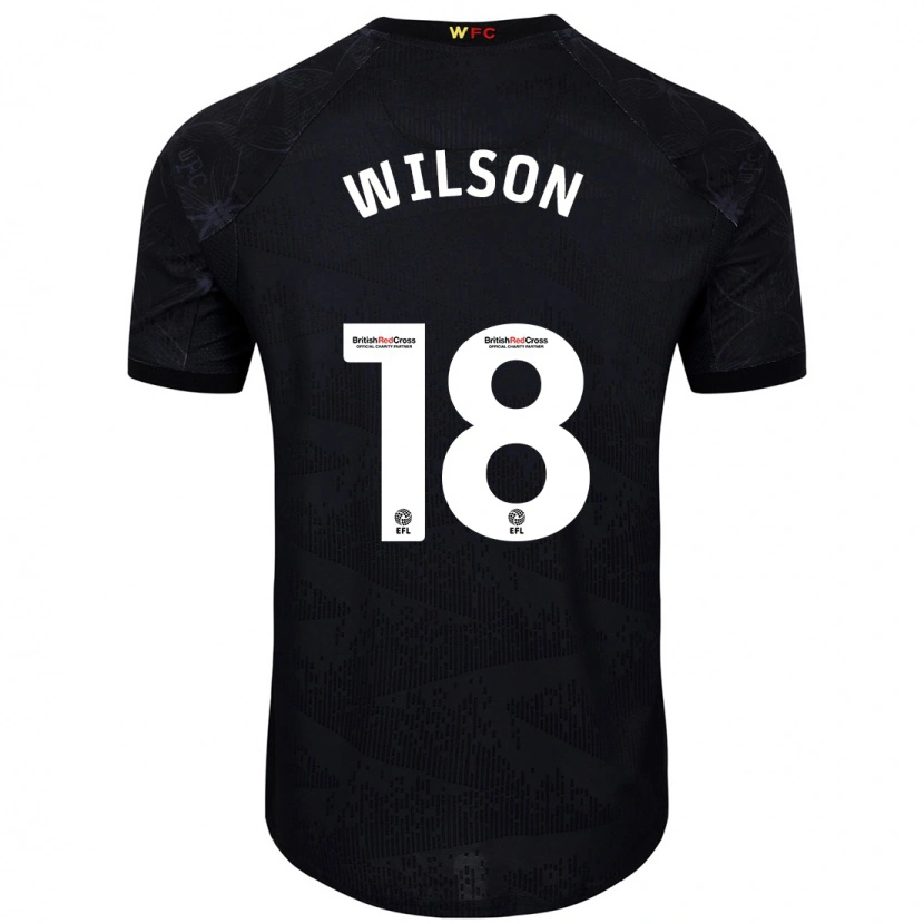 Danxen Barn Poppy Wilson #18 Svart Vit Bortatröja Matchtröjor 2024/25 Tröjor T-Tröja