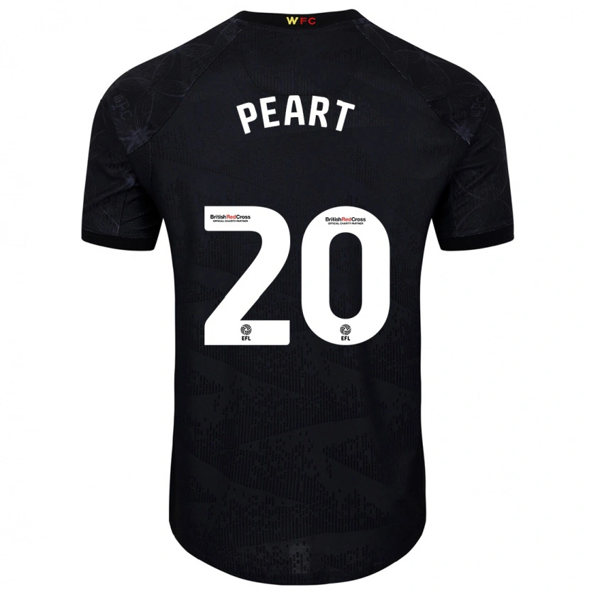 Danxen Barn Kalani Peart #20 Svart Vit Bortatröja Matchtröjor 2024/25 Tröjor T-Tröja