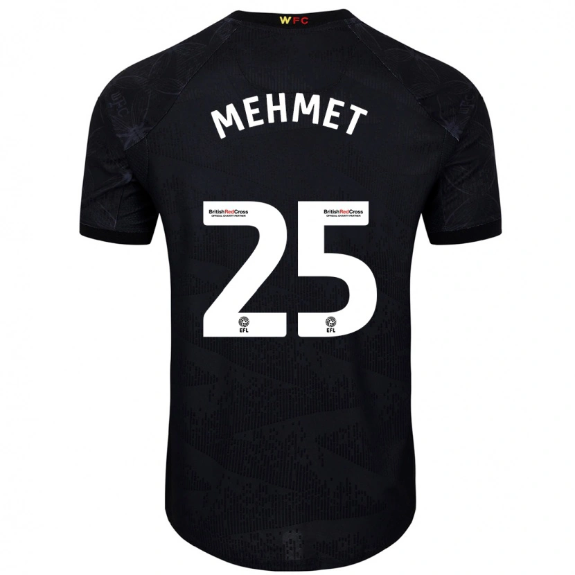 Danxen Barn Melis Mehmet #25 Svart Vit Bortatröja Matchtröjor 2024/25 Tröjor T-Tröja