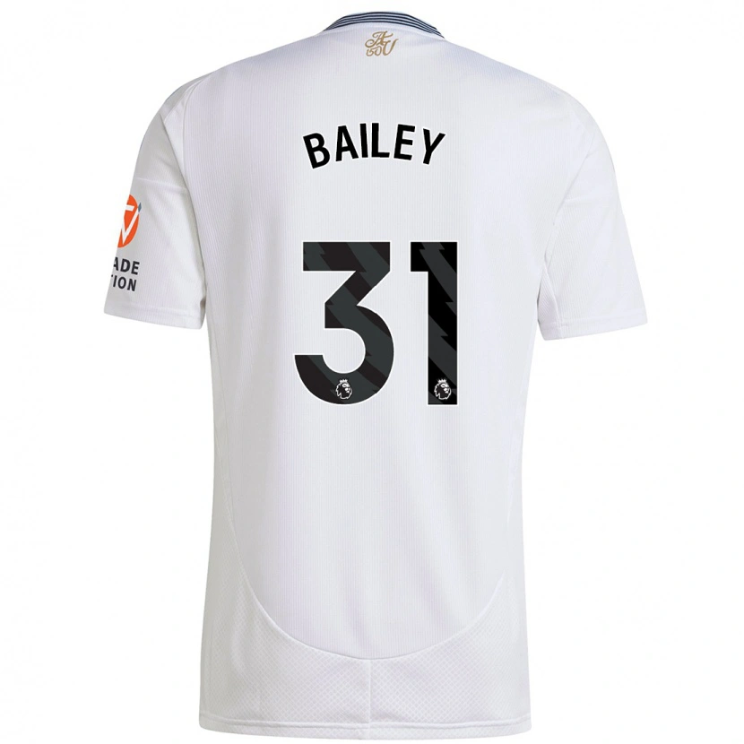 Danxen Barn Leon Bailey #31 Vit Bortatröja Matchtröjor 2024/25 Tröjor T-Tröja