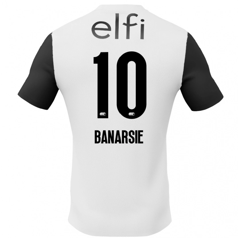 Danxen Barn Amy Banarsie #10 Vit Svart Bortatröja Matchtröjor 2024/25 Tröjor T-Tröja