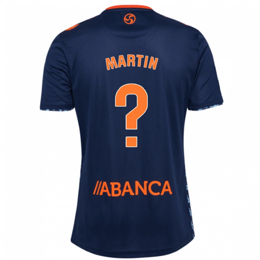 Danxen Barn Pablo Martín #0 Marinblå Bortatröja Matchtröjor 2024/25 Tröjor T-Tröja