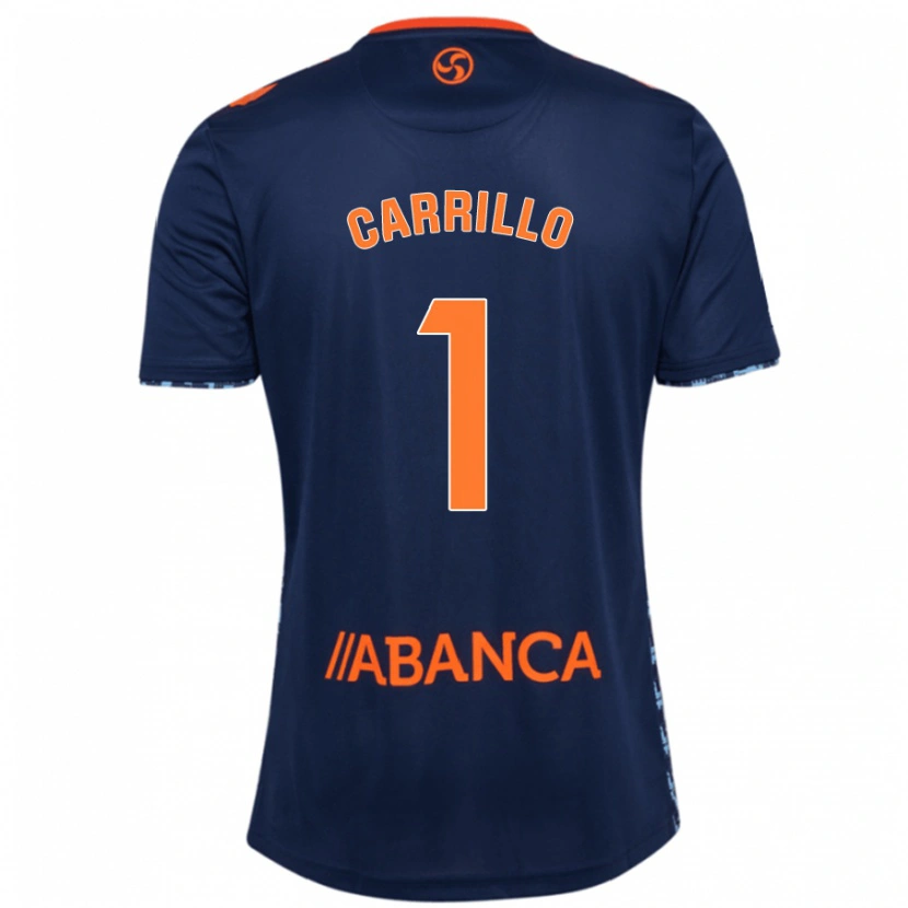 Danxen Barn Coke Carrillo #1 Marinblå Bortatröja Matchtröjor 2024/25 Tröjor T-Tröja