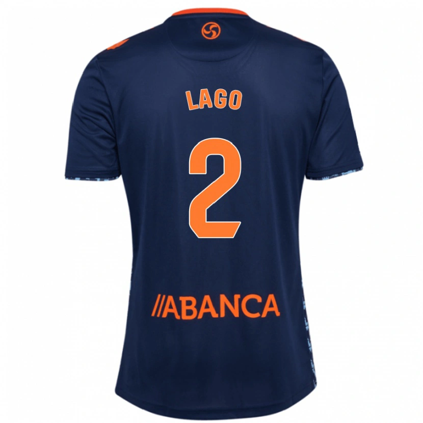 Danxen Barn Yoel Lago #2 Marinblå Bortatröja Matchtröjor 2024/25 Tröjor T-Tröja