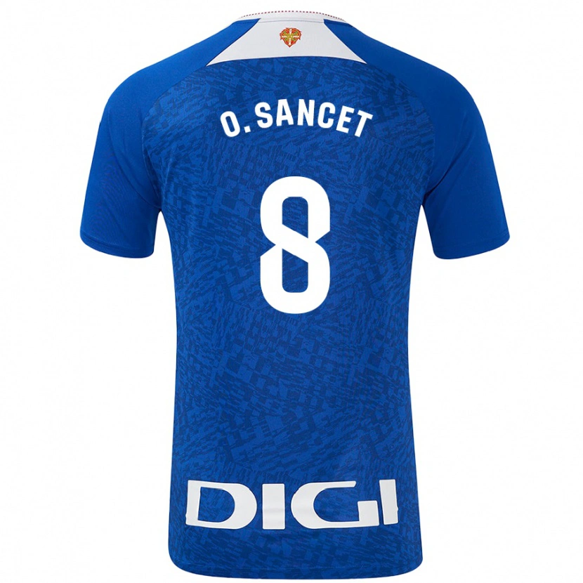 Danxen Barn Oihan Sancet #8 Kungsblå Bortatröja Matchtröjor 2024/25 Tröjor T-Tröja