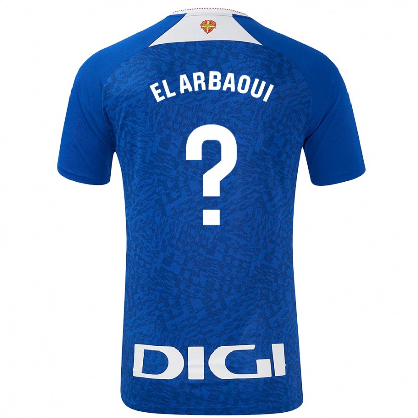 Danxen Barn Ilyas El Arbaoui #0 Kungsblå Bortatröja Matchtröjor 2024/25 Tröjor T-Tröja
