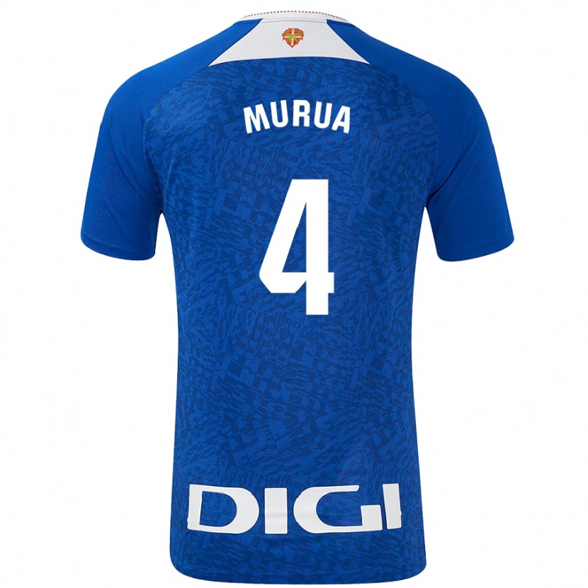 Danxen Barn Garazi Murua Astorkiza #4 Kungsblå Bortatröja Matchtröjor 2024/25 Tröjor T-Tröja