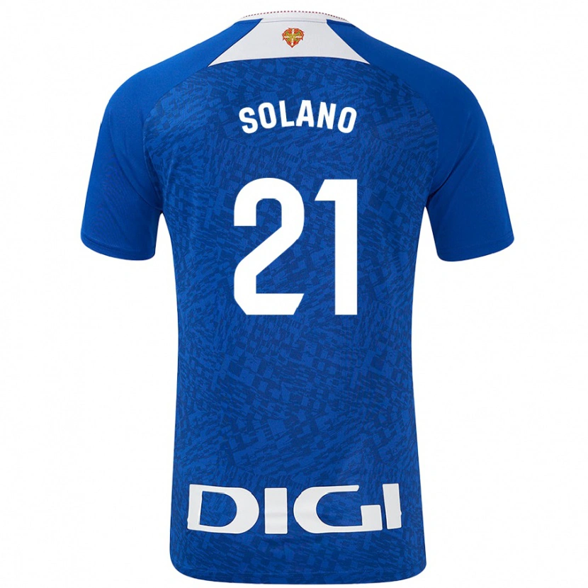 Danxen Barn Bibiane Schulze-Solano #21 Kungsblå Bortatröja Matchtröjor 2024/25 Tröjor T-Tröja