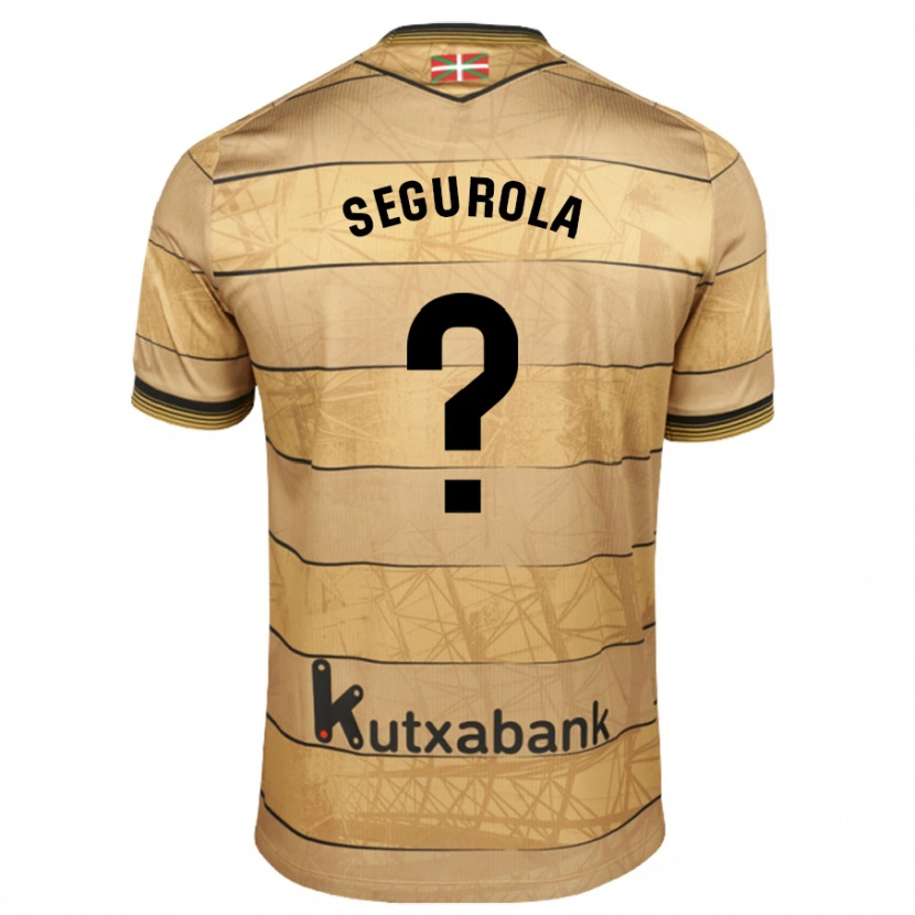 Danxen Barn Anartz Segurola #0 Brun Bortatröja Matchtröjor 2024/25 Tröjor T-Tröja