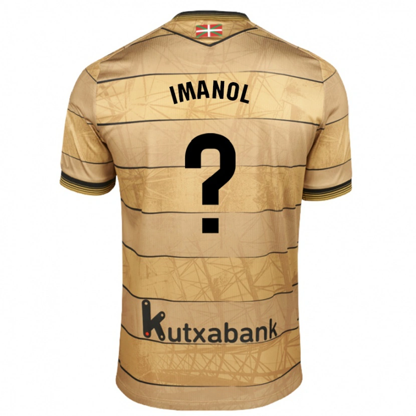 Danxen Barn Imanol Ruiz #0 Brun Bortatröja Matchtröjor 2024/25 Tröjor T-Tröja