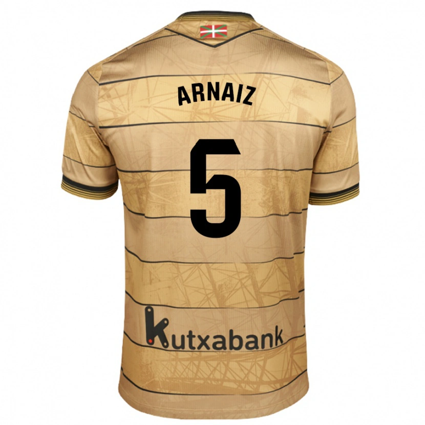 Danxen Barn Iris Arnaiz #5 Brun Bortatröja Matchtröjor 2024/25 Tröjor T-Tröja