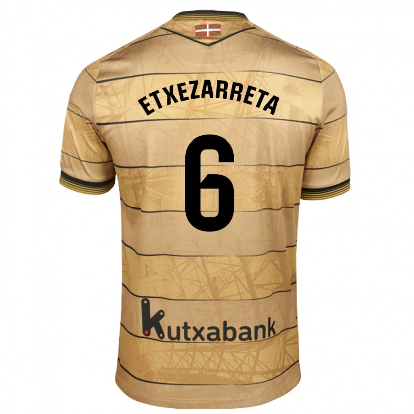 Danxen Barn Ane Etxezarreta #6 Brun Bortatröja Matchtröjor 2024/25 Tröjor T-Tröja