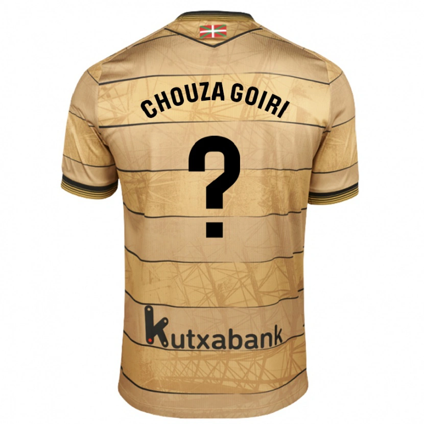Danxen Barn Nicolás Chouza Goiri #0 Brun Bortatröja Matchtröjor 2024/25 Tröjor T-Tröja