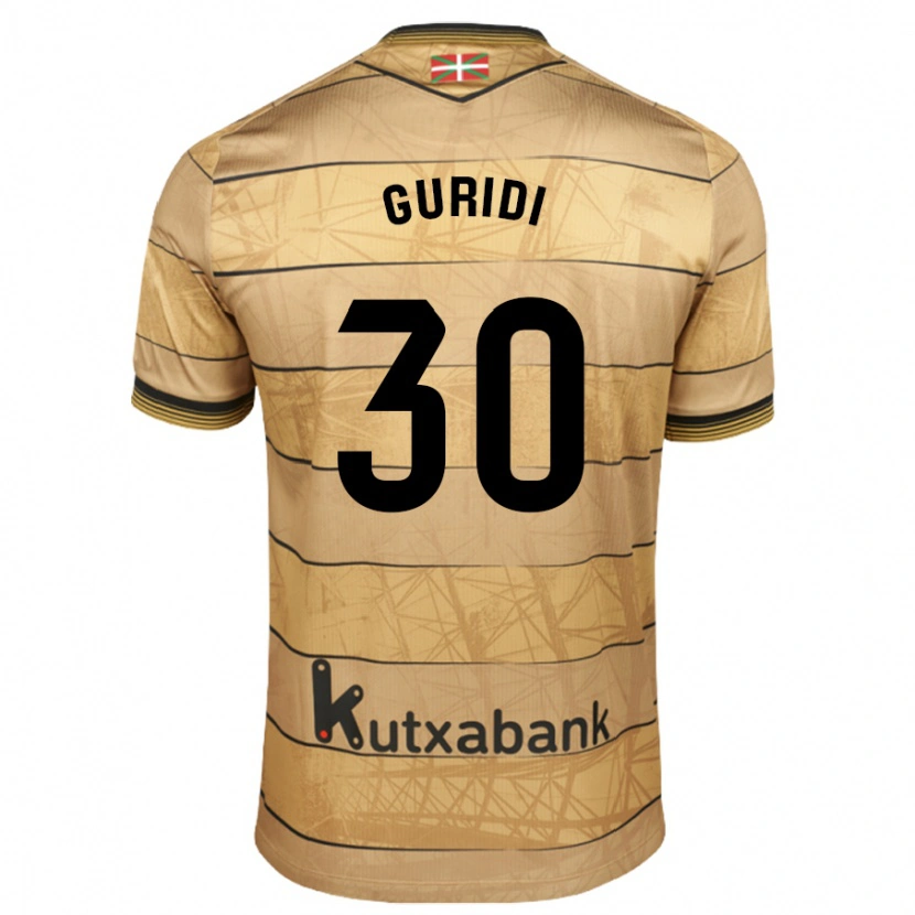 Danxen Barn Elene Guridi Mesonero #30 Brun Bortatröja Matchtröjor 2024/25 Tröjor T-Tröja