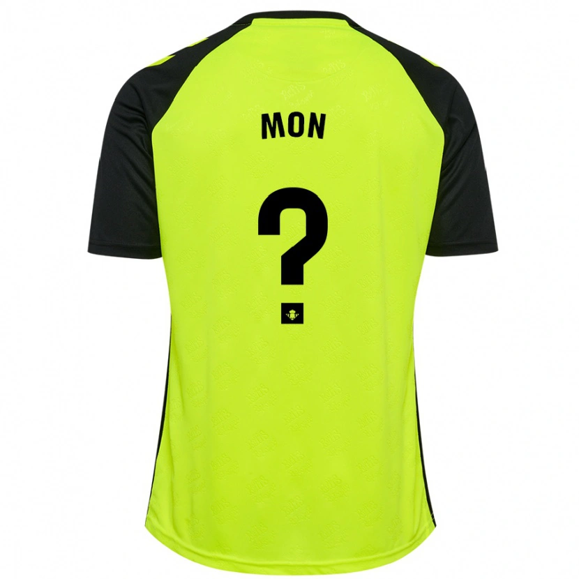 Danxen Barn Mon #0 Fluorescerande Gulsvart Bortatröja Matchtröjor 2024/25 Tröjor T-Tröja