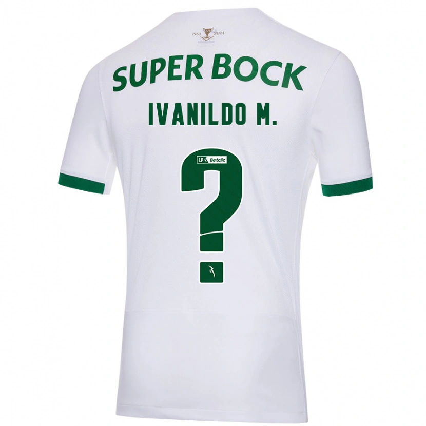 Danxen Barn Ivanildo Mendes #0 Vit Grön Bortatröja Matchtröjor 2024/25 Tröjor T-Tröja