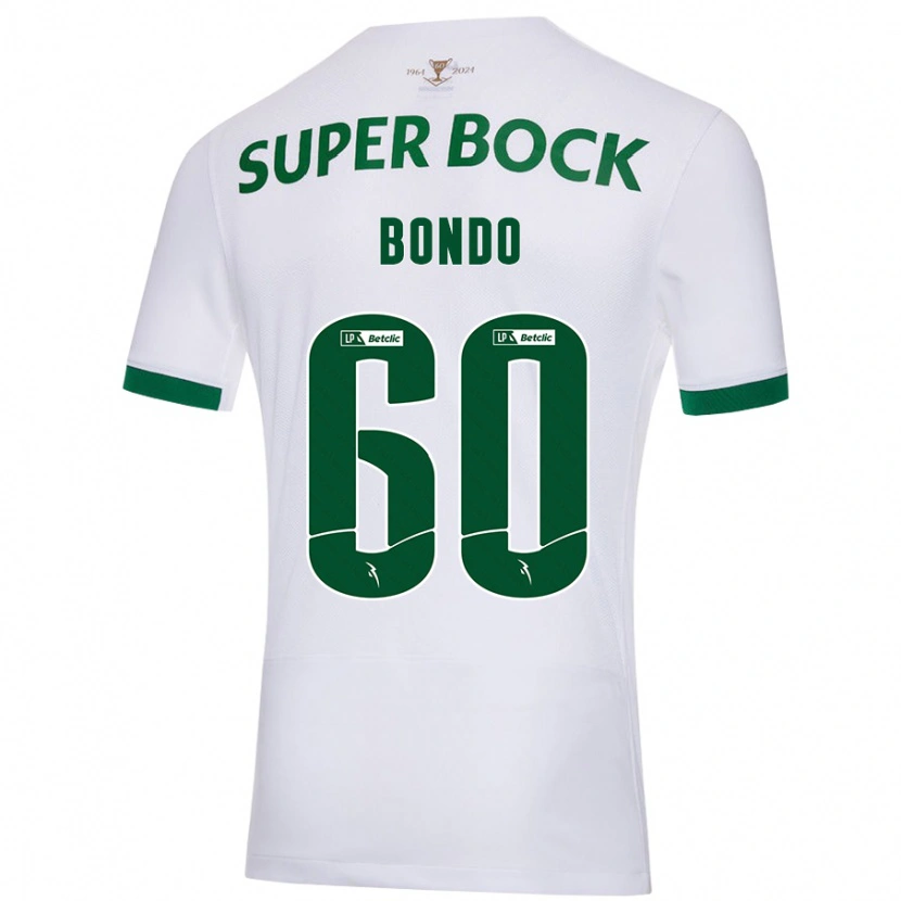 Danxen Barn Pedro Bondo #60 Vit Grön Bortatröja Matchtröjor 2024/25 Tröjor T-Tröja