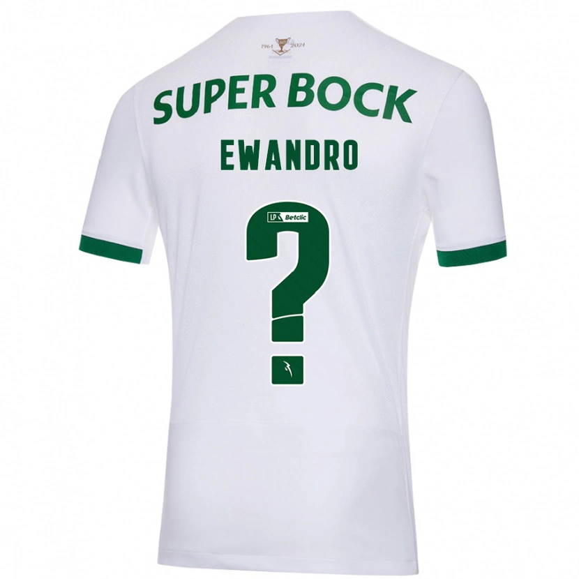 Danxen Barn Ewandro #0 Vit Grön Bortatröja Matchtröjor 2024/25 Tröjor T-Tröja