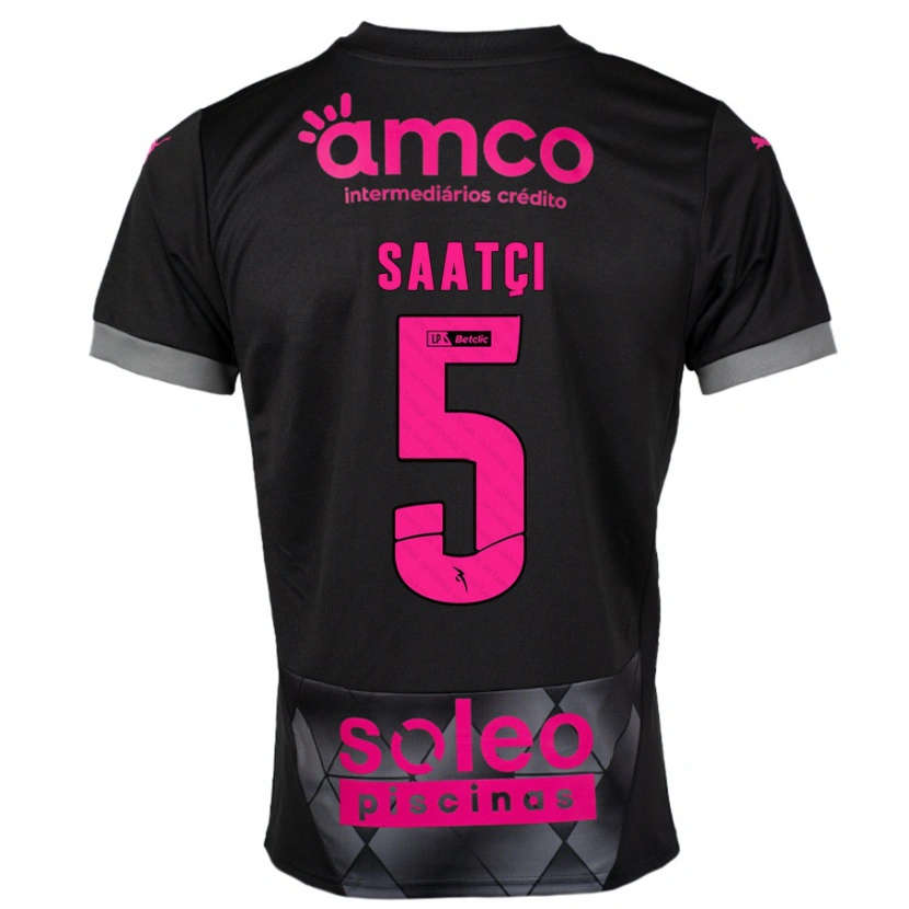 Danxen Barn Serdar Saatçı #5 Svart Rosa Bortatröja Matchtröjor 2024/25 Tröjor T-Tröja