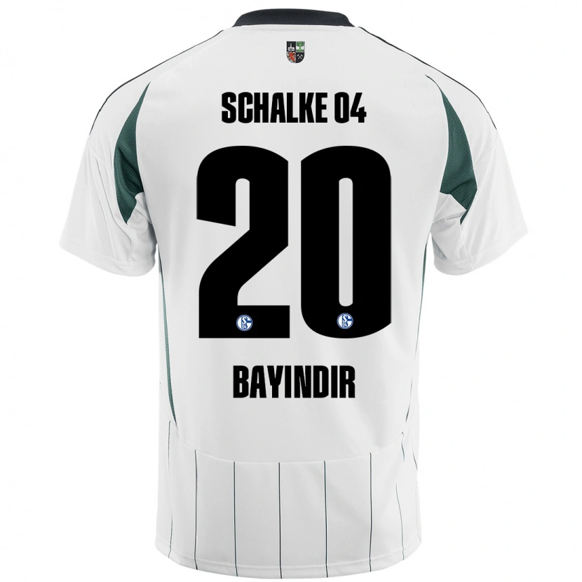 Danxen Barn Aris Bayindir #20 Vit Grön Bortatröja Matchtröjor 2024/25 Tröjor T-Tröja