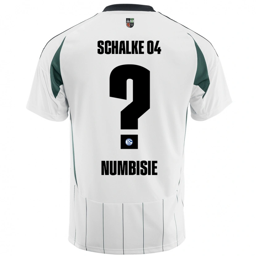 Danxen Barn Bruno Numbisie #0 Vit Grön Bortatröja Matchtröjor 2024/25 Tröjor T-Tröja